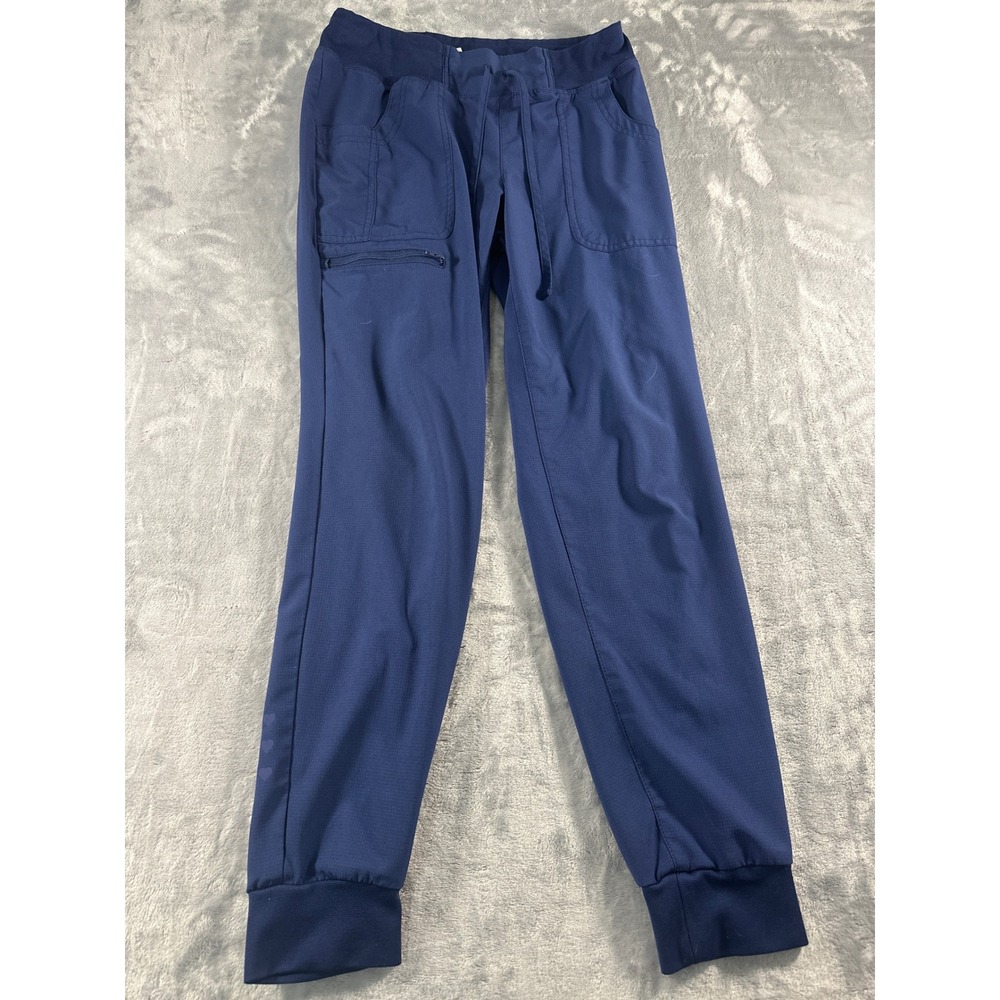 Navy Blue Jogger scrubs‎ Style Pockets Size S